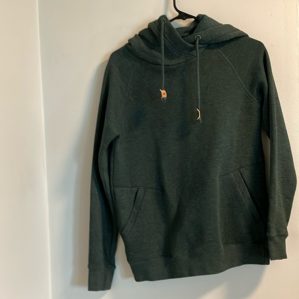 Women’s dark green hoodie